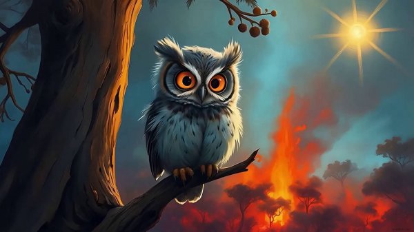 Сказание про Сову (ai-мультик)