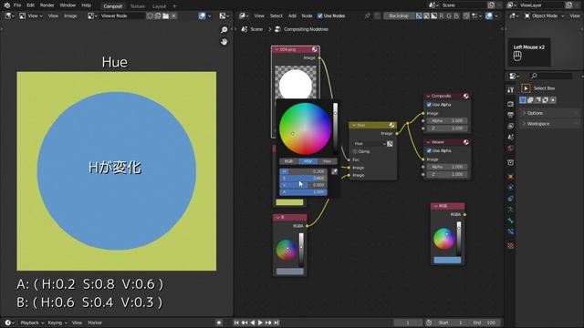 【Blender：Mix講座】第4回：Hue/Saturation/Value/Color смотреть онлайн