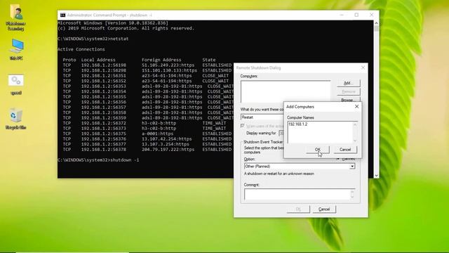 How to remotely shutdown a computer using CMD смотреть онлайн