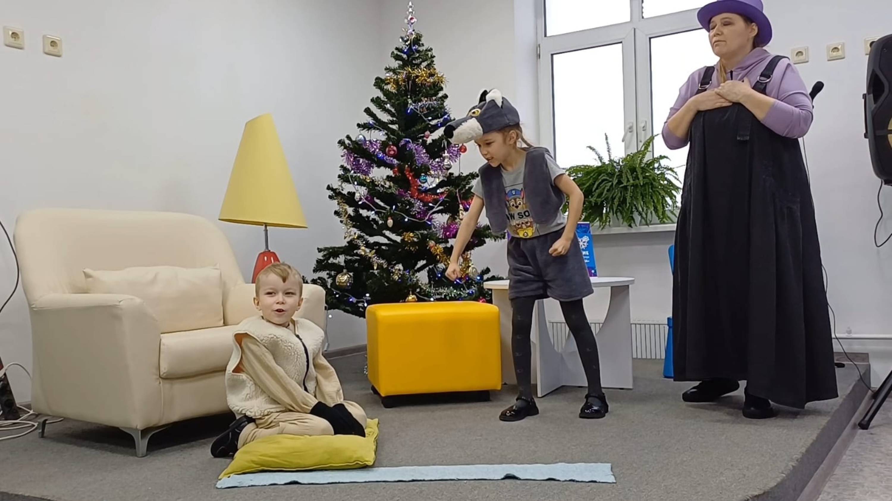 Есентий, Леонтия, Татьяна Чихирины "Волк и Ягнёнок" (Иван Крылов) смотреть онлайн