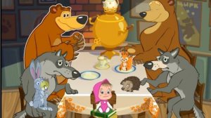 Маша и Миша, кто икнул. Мультфильм игра.