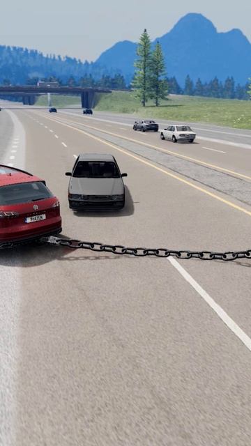 Аварии на трассе с булавой #beamng смотреть онлайн