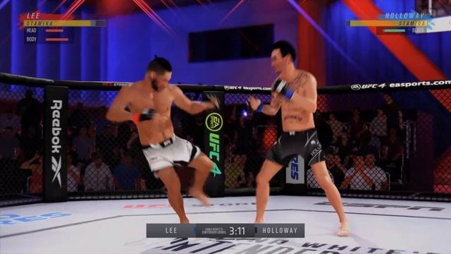 UFC 4 Lightweight: Kevin Lee vs Max Holloway смотреть онлайн
