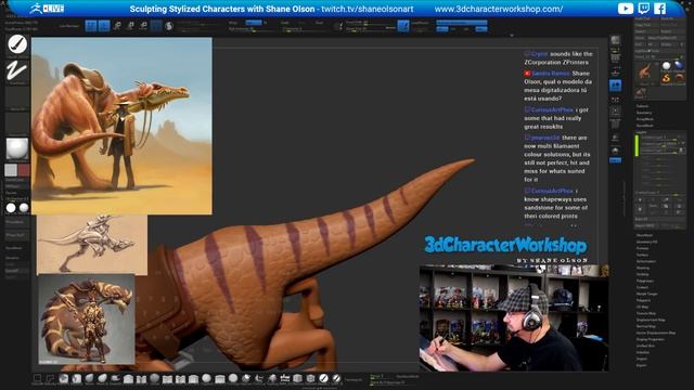 Cowboy Dinorider 2D to 3D - Character Creation - Shane Olson & Kevin Keele - Part 20 смотреть онлайн
