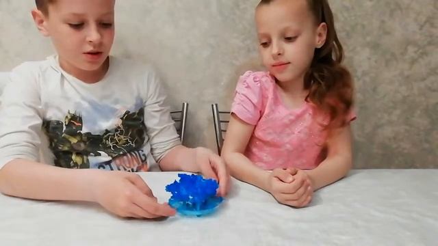 Ого! Как он вырос! Наш кристалл спустя 4 суток! смотреть онлайн