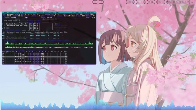 Open Cubic Player example on garuda hyprland смотреть онлайн