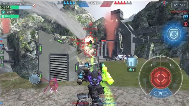 Lockdown Suppress Freeze Leech Scourge. Tier 4 Microchip. War Robots Test Server смотреть онлайн