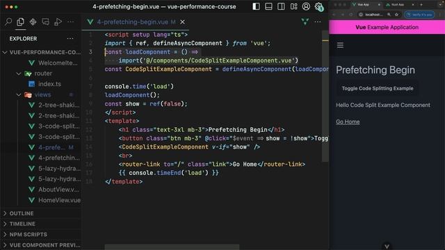 04 - How to Prefetch Lazily Loaded Vue Components смотреть онлайн