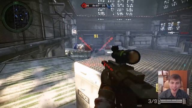 Новогодний Ангар 2014-ого года. Элез играет с AS50 в Warface | Элез. Видеоархив.