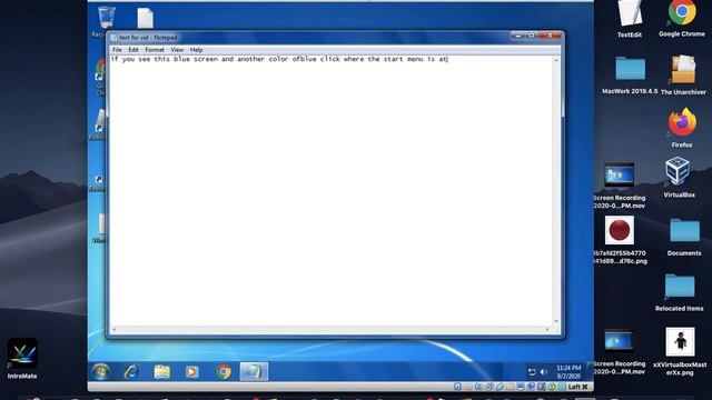 how to fix blue or gray screen with mouse on virtualbox windows 7 смотреть онлайн