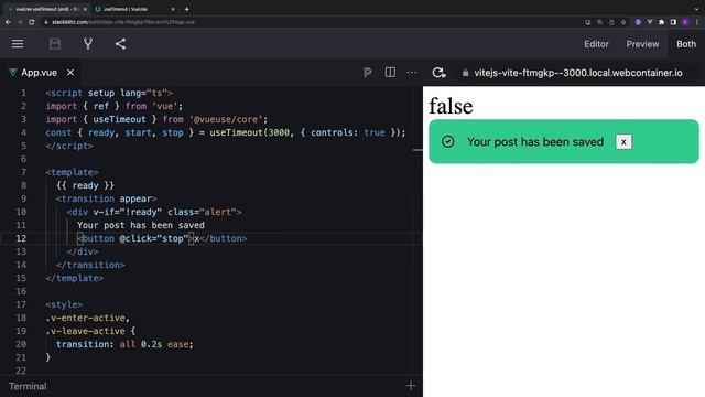 03-Timeouts and VueUse смотреть онлайн
