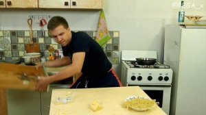 (ПЕГА) Спагетти с сыром. перезалив