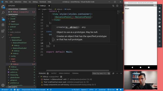 React Native - SmartMoney - 0403 - Criando a tela principal смотреть онлайн