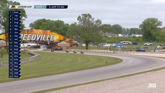MotoAmerica Liqui Moly Junior Cup Race 1 at Road America 2018 смотреть онлайн