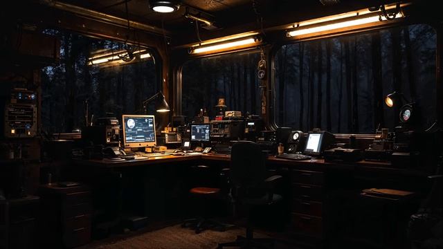 Alone In The Dark  Eerie Sci-Fi Rain Ambience For Deep Sleep & Focus 4K