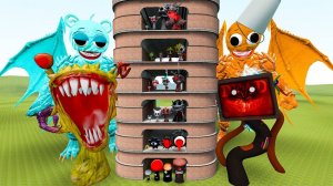 TALLGRASS LITTLE TO BIG ВСЕ SPRUNKI ФАЗЫ 1 - 10 СЕМЬЯ в Garry's Mod!