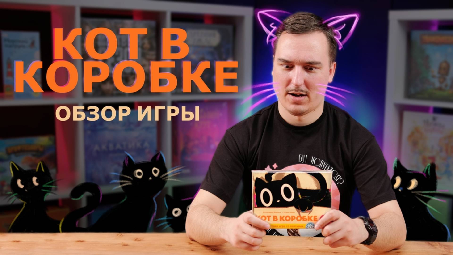 Кот в коробке | Обзор настольной игры смотреть онлайн