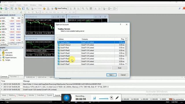 octafx trading mt4 in pc or laptop install and login process смотреть онлайн