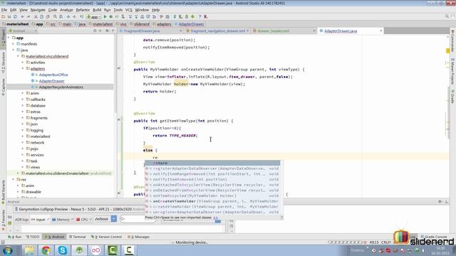 263 Android Sectioned RecyclerView | смотреть онлайн