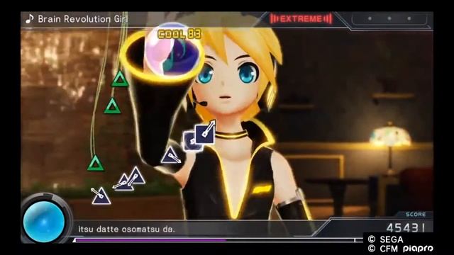 Hatsune Miku: Project DIVA X - Brain Revolution Girl (Extreme) смотреть онлайн