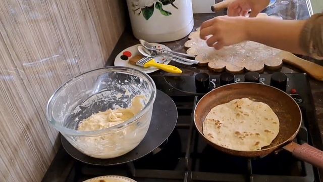 Самый легкий рецепт теста Лахмаджун#рецепты #вкусно #стрим смотреть онлайн