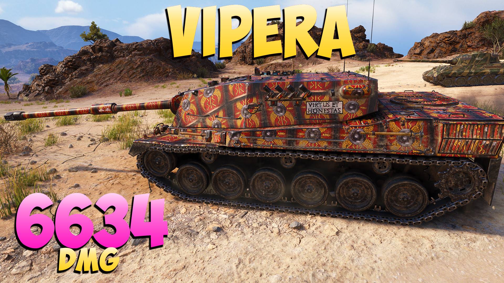Vipera - 3 Фрагов 6.6K Урона - Достойно сыграно! - Мир Танков
