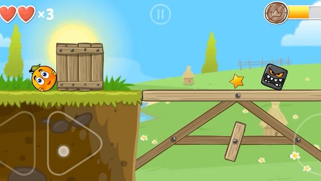 Red Ball 4 Зелёные холмы 11 уровень