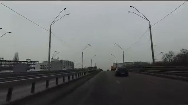 Киев, март С Шулявки на Святошино смотреть онлайн