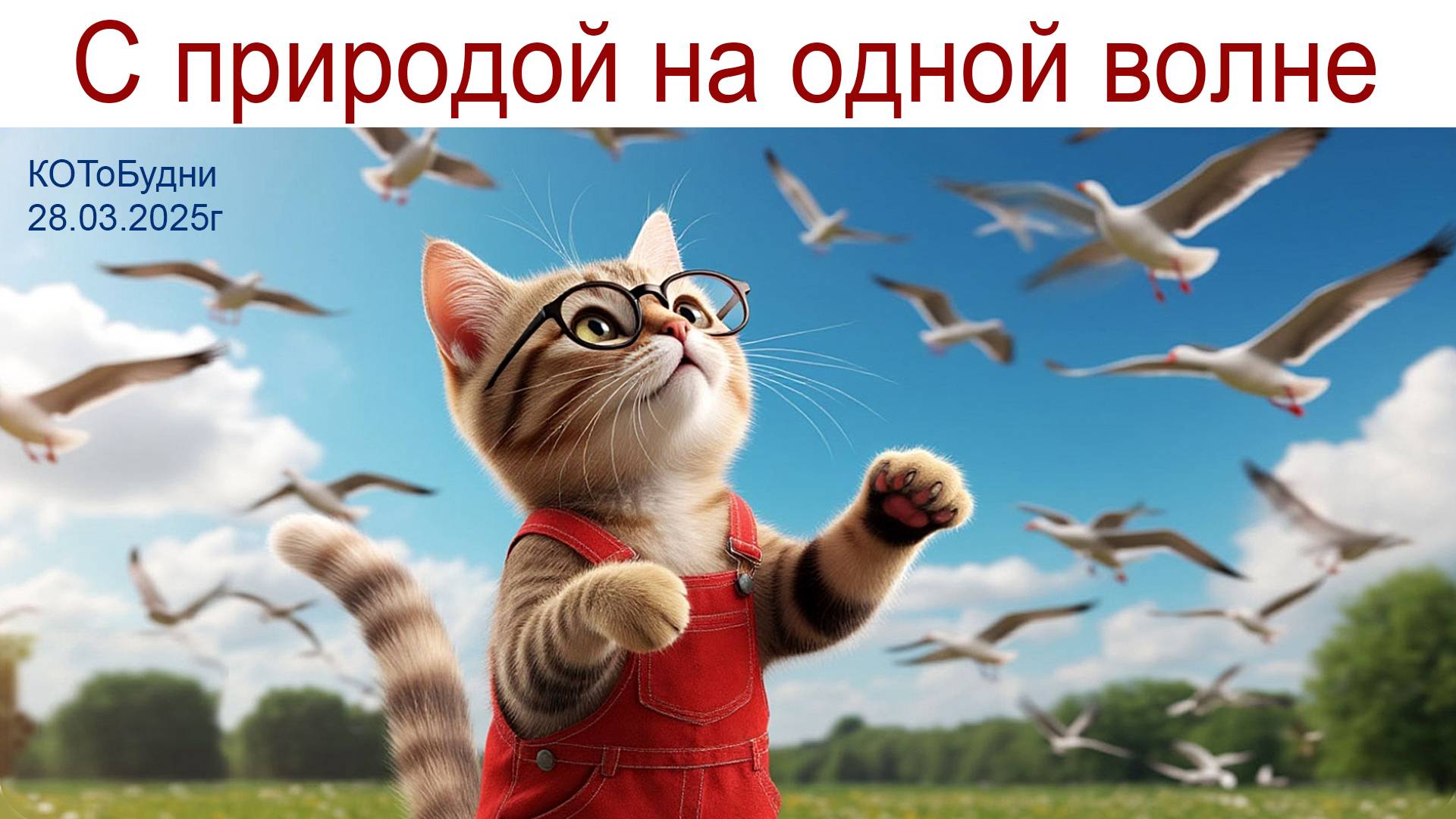 К родному рассвету летят журавли... или КОТоБудни от 28.03.2025г. смотреть онлайн