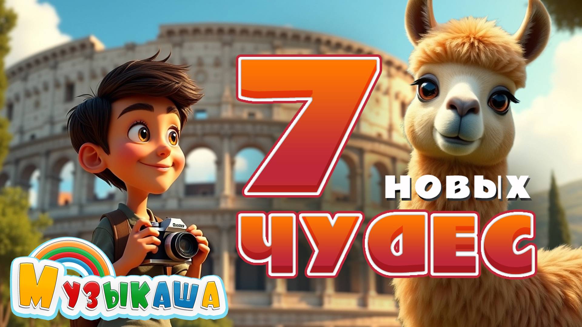 Семь чудес света и одно главное | Вдохновляющая песня для детей смотреть онлайн