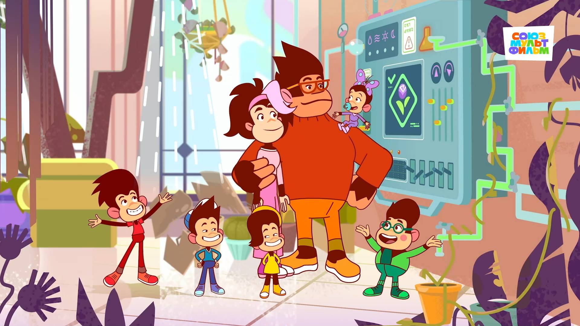 Мартышкины – 6 серия – Цветомузыка – Союзмультфильм HD