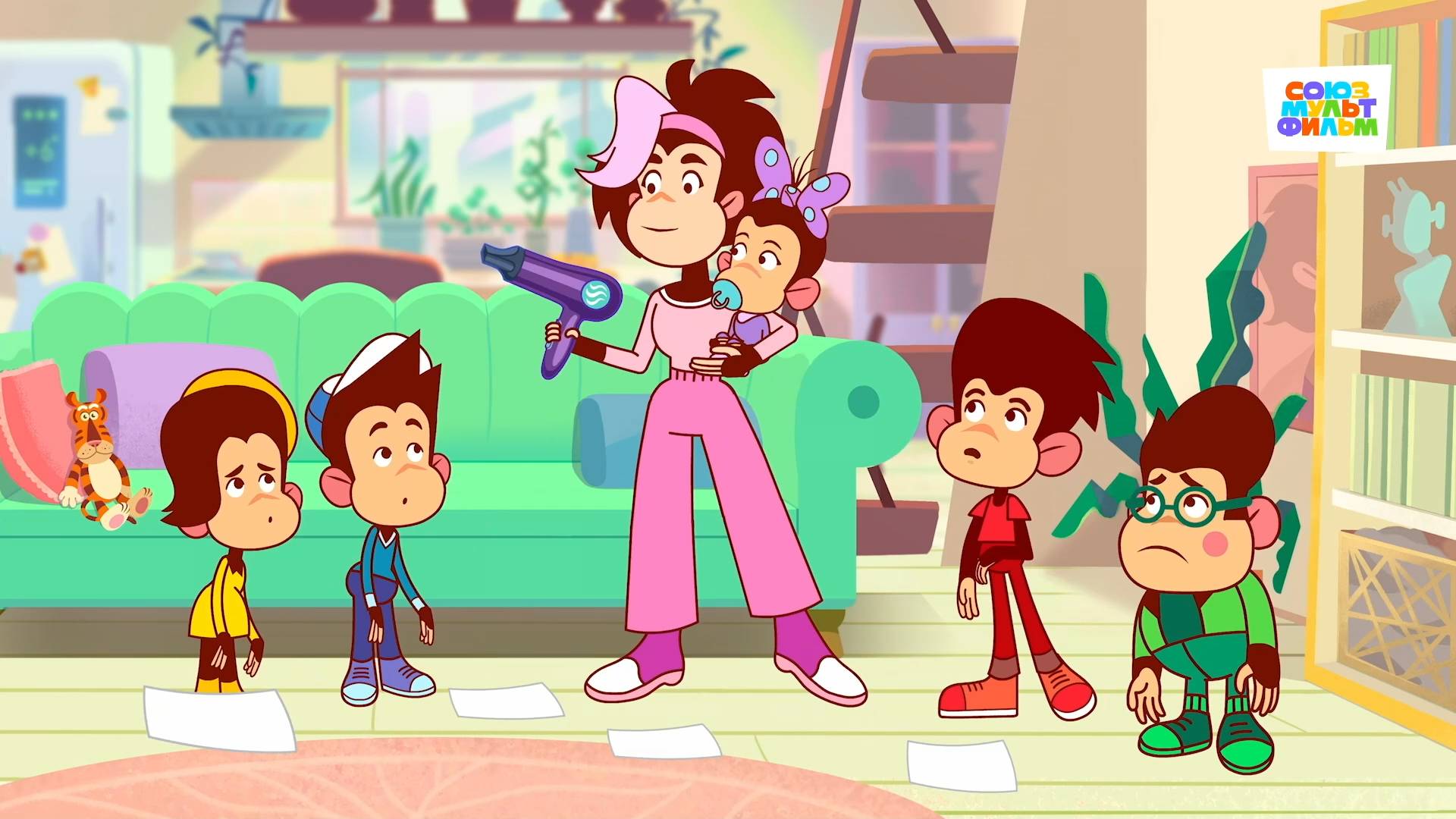 Мартышкины – 2 серия – Воздушная прогулка – Союзмультфильм HD