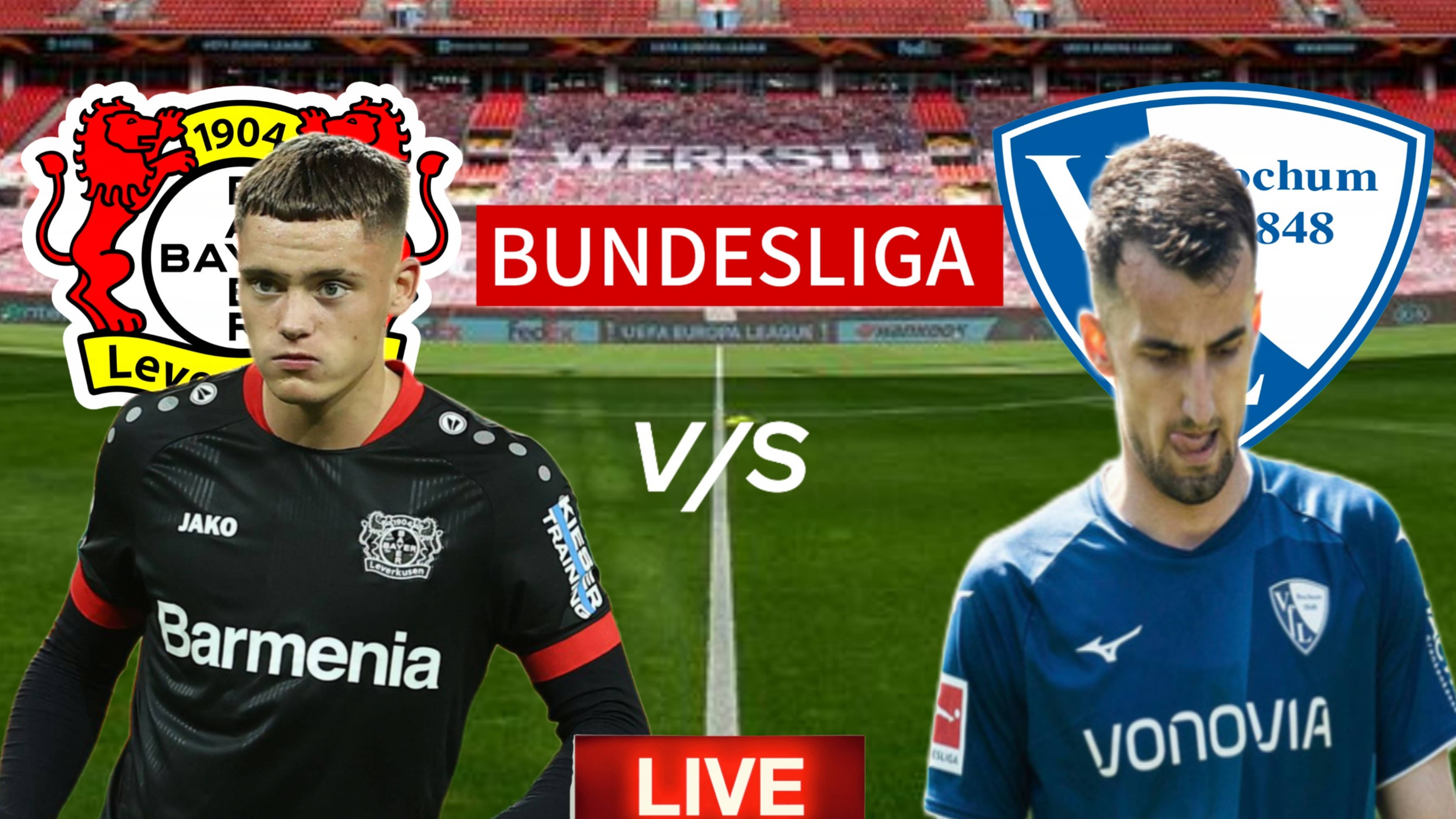 ФУТБОЛ ЧЕМПИОНАТ ГЕРМАНИИ BUNDESLIGA. БАЙЕР - БОХУМ ПРЯМАЯ ТРАНСЛЯЦИЯ