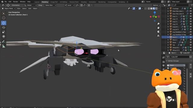 [Blender] Bird Update 10/10, New Legs and Pose смотреть онлайн