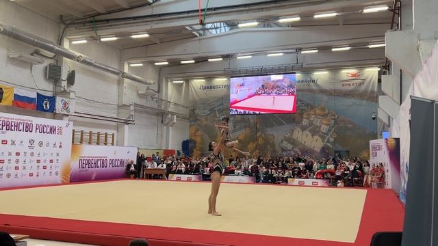 ЖП 12-18, Ильюхина Маргарита - Ильина Мария , темповое упражнение