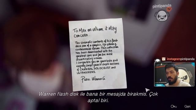 ÇEKİL ÖNÜMDEN YELLOZ | Life Is Strange #3