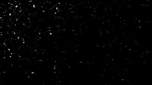 Футаж на черном фоне "Снегопад".