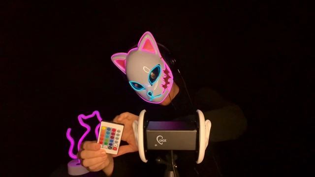 Fast Tapping with ASMR Neon Cat & 3DIO (No talking, Pure Tingles) 🐈⬛🫶🏻 смотреть онлайн