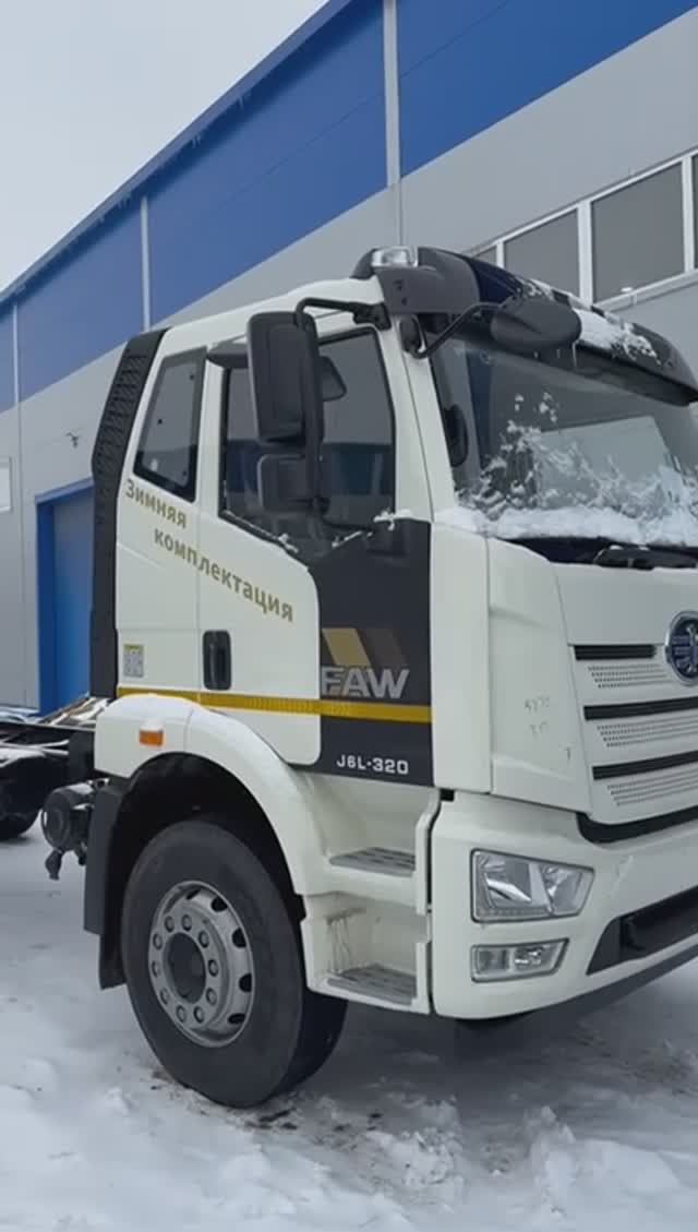 Шасси FAW с колесной формулой 4х2 под установку КМУ и бортовую платформу смотреть онлайн