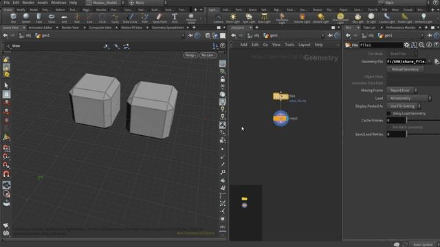 GOH - IMPORT/EXPORT Blender Houdini Addon смотреть онлайн