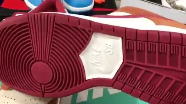Nike DUNK LOW PRO SB 'DARK RUSSET' BQ6817-202 kickbulk sneakers смотреть онлайн