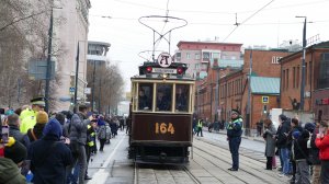 Парад трамваев в Москве, 6 апреля 2024