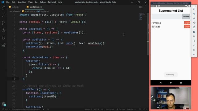 React Native - SmartMoney - 0802 - LogicHooks - Hooks cuidando da camada de negócio смотреть онлайн