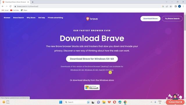 How to Download and Install Brave browser in windows 7/8/10/11 || Download Brave Browser смотреть онлайн