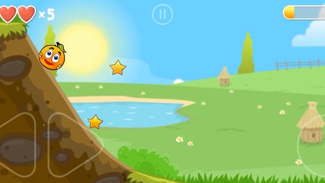 Red Ball 4 Зелёные холмы 12 уровень