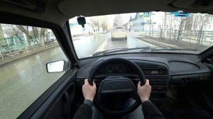 ЕДУ НА ВАЗ 2114 (ЧЕТЫРКА) - ВИД ОТ ПЕРВОГО ЛИЦА!