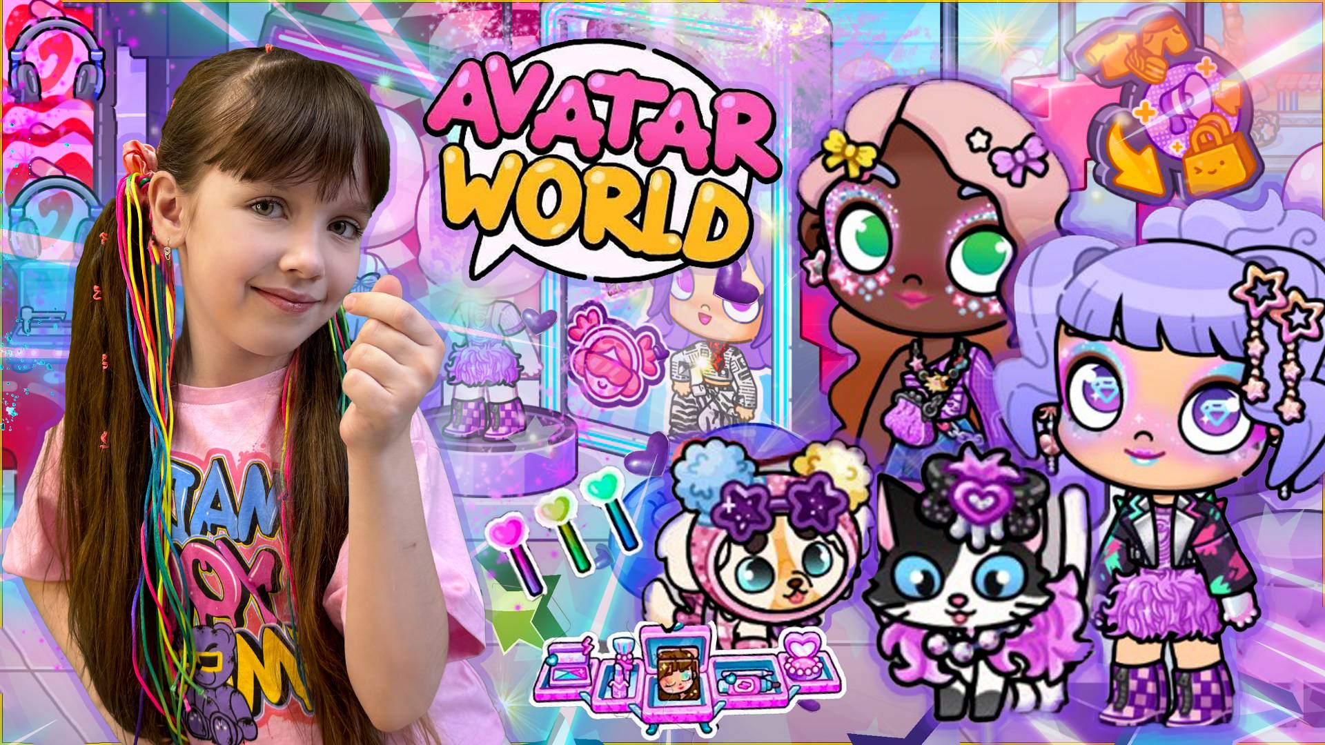 Обновление КРУТОГО Магазина Одежды. Секретики и Паки K-POP Магазин в Avatar World #avatarworld