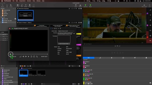 Memorial Service Preparation in Propresenter 7 смотреть онлайн