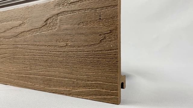 Фасадная доска из ДПК 3000х156х21 мм. CM Cladding Серия BARK, Тик смотреть онлайн