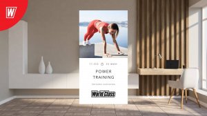 POWER TRAINING с Евгенией Сазоновой | 30 марта 2025 в 11.00 по МСК | Онлайн World Class